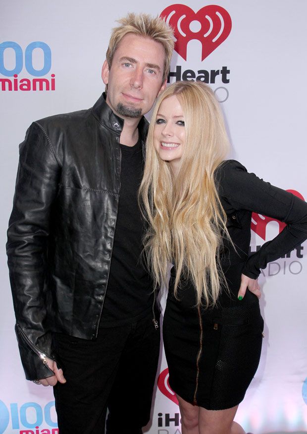 Avril Lavigne anuncia separación de su esposo - Avril-Lavigne-Chad-Kroeger