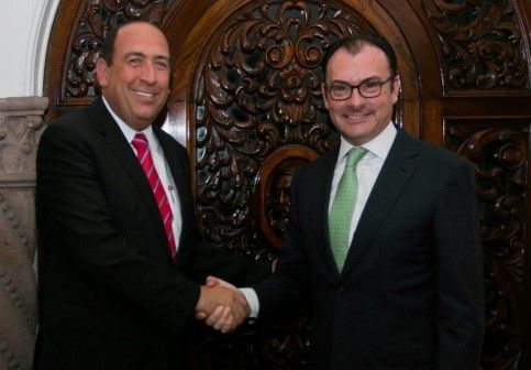Luis Videgaray se reúne con gobernadores de Coahuila y Tamaulipas - Luis-Videgaray-Coahuila-1sep-SHCP