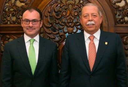 Luis Videgaray se reúne con gobernadores de Coahuila y Tamaulipas - Luis-Videgaray-Tamaulipas-1sep-SHCP