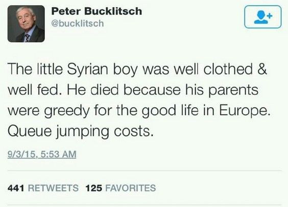 Ambición de padres mató a niño sirio: parlamentario británico - Tuit-parlamentario-británico-Internet