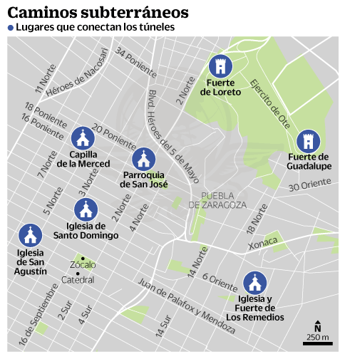 Hallan túneles bajo el centro de Puebla - int_subterraneos_puebla