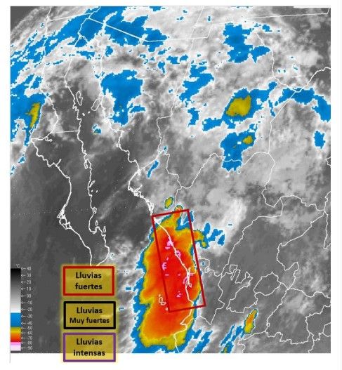 Frente frío 1 ocasionará lluvias en gran parte del país - kkk2