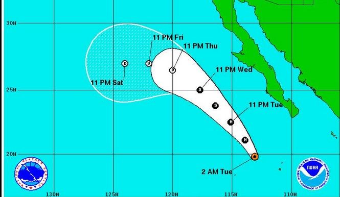 Huracán Linda alcanza categoría 3 - linda