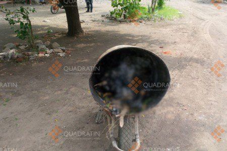 Hallan cadáver calcinado dentro de un tambo - marca-entambado-450x300