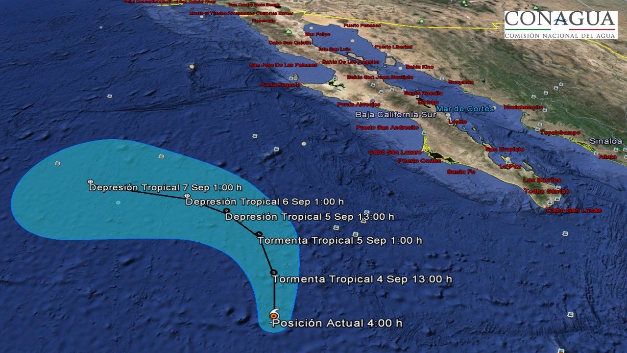 Kevin continúa deslazándose hacia el norte en el Pacífico - pacifico_image003-1